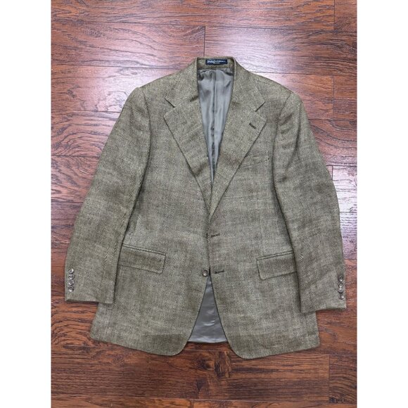 Polo Ralph Lauren Other - NEW Ralph Lauren Men 100 % Lino Jacket Blazer 40R GARRISON Italy Herringbone